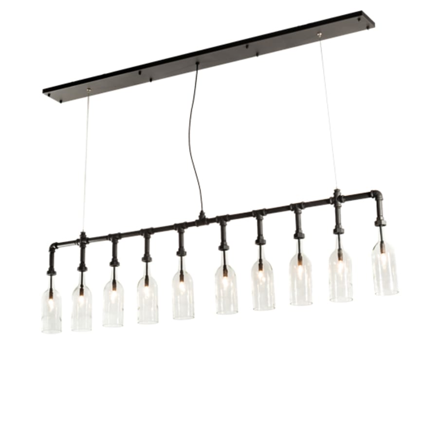 Meyda Tiffany 10 Light 75" Wide Suspension Linear Pendant