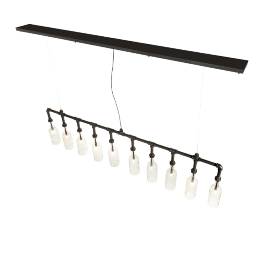 Meyda Tiffany 10 Light 75" Wide Suspension Linear Pendant