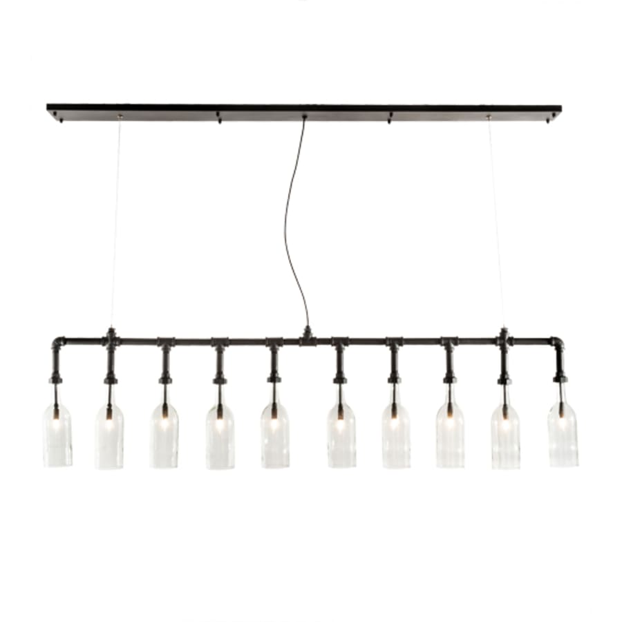 Meyda Tiffany 10 Light 75" Wide Suspension Linear Pendant