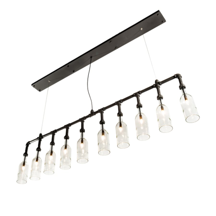 Meyda Tiffany 10 Light 75" Wide Suspension Linear Pendant