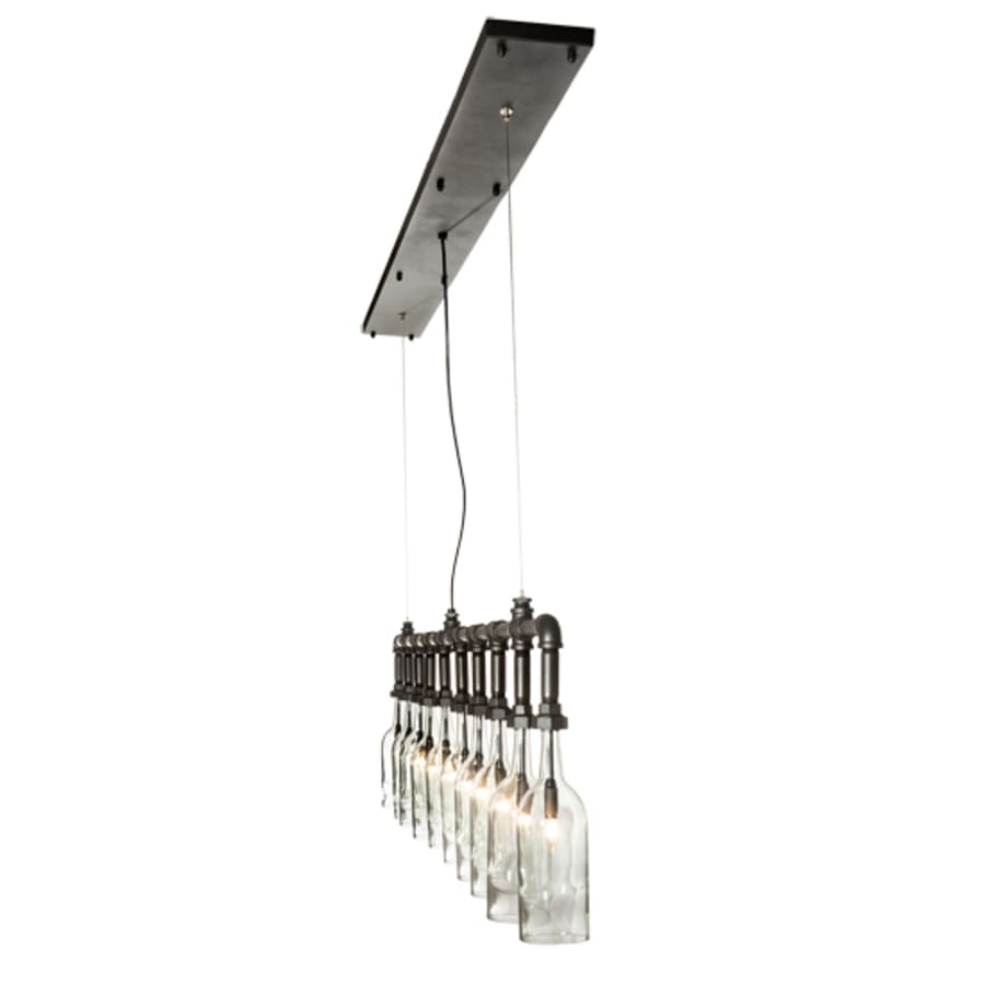 Meyda Tiffany 10 Light 75" Wide Suspension Linear Pendant
