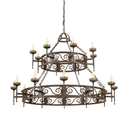 Meyda Tiffany Majella 20 Light 66" Wide Taper Candle Style Chandelier