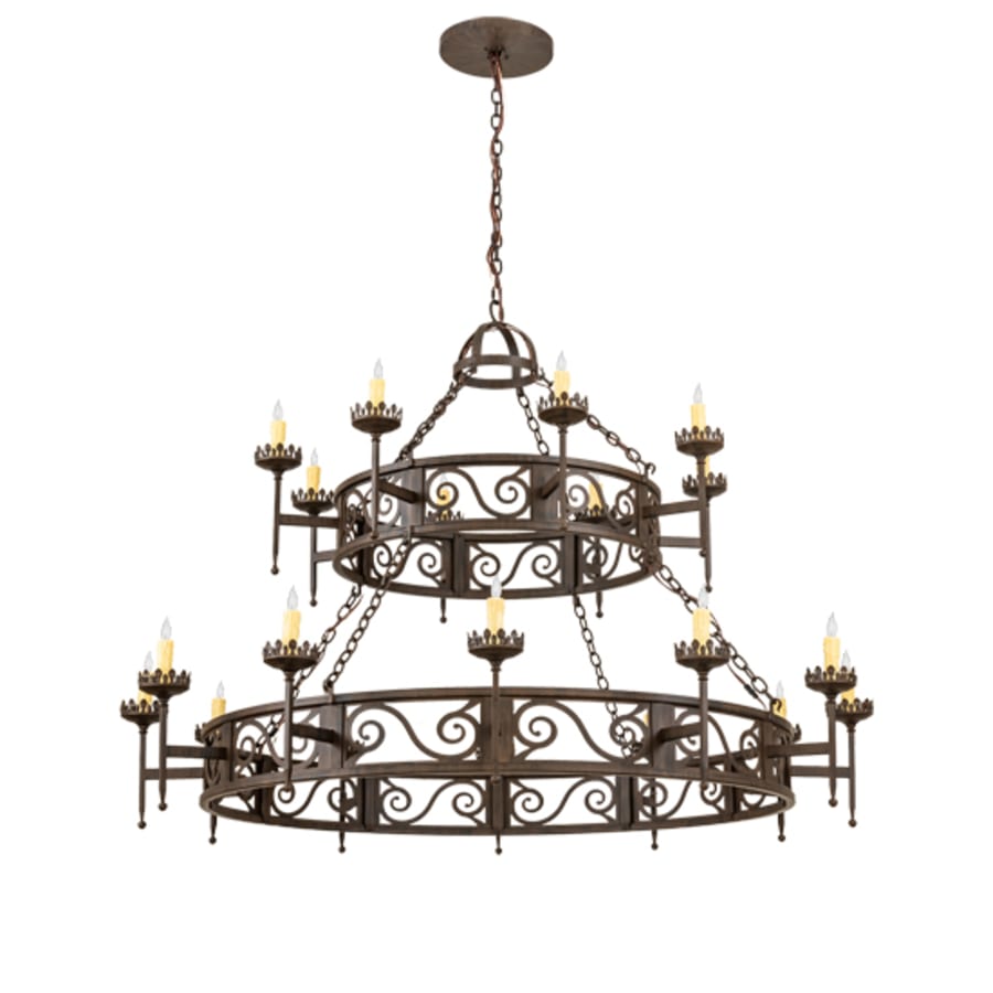 Meyda Tiffany Majella 20 Light 66" Wide Taper Candle Style Chandelier