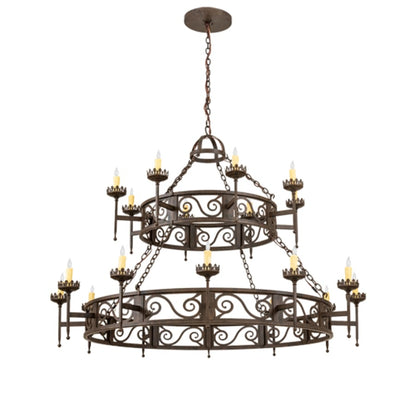 Meyda Tiffany Majella 20 Light 66" Wide Taper Candle Style Chandelier