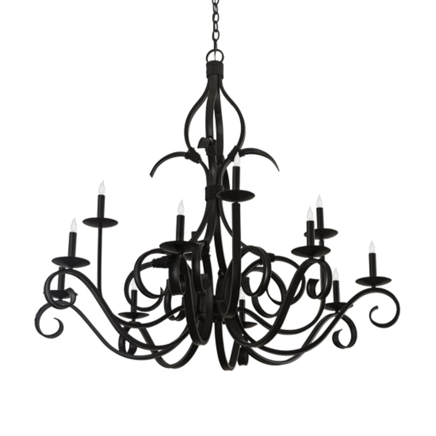 Meyda Tiffany Cypress 12 Light 48" Wide Taper Candle Style Chandelier