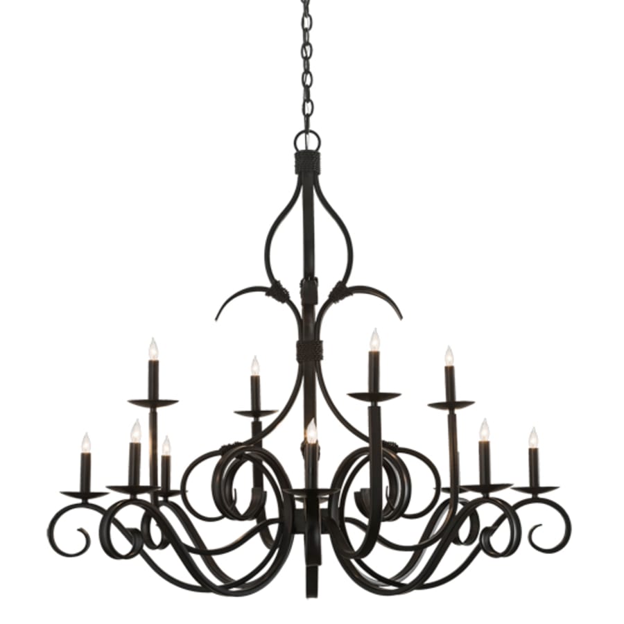 Meyda Tiffany Cypress 12 Light 48" Wide Taper Candle Style Chandelier