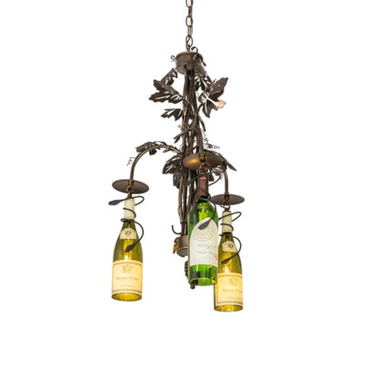 Meyda Tiffany Tuscan Vineyard 3 Light 18" Wide Multi Light Pendant