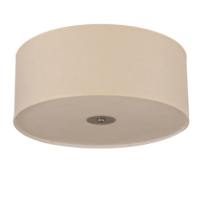 Meyda Tiffany Cilindro 3 Light 30" Wide Semi-Flush Drum Ceiling Fixture - Nickel Finish