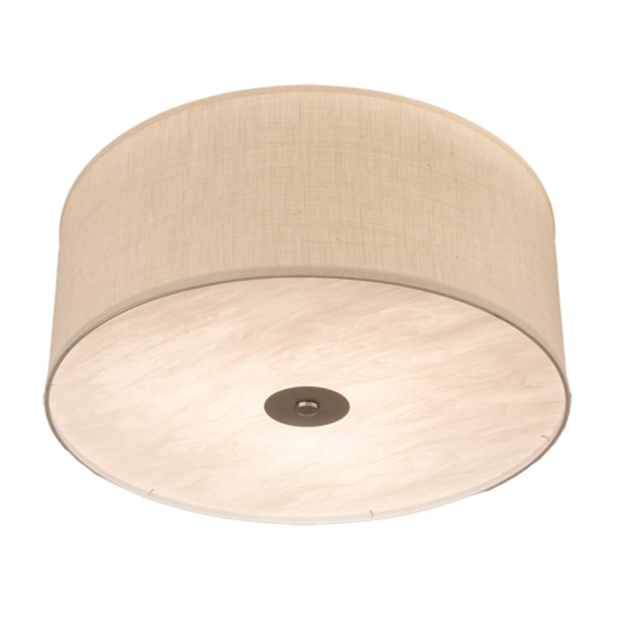 Meyda Tiffany Cilindro 3 Light 30" Wide Semi-Flush Drum Ceiling Fixture - Nickel Finish
