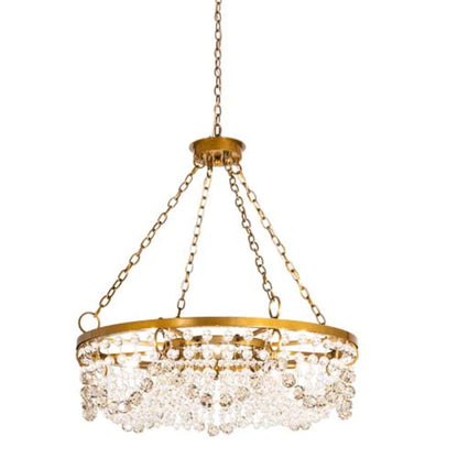 Meyda Tiffany Sardinia 8 Light 36" Wide Crystal Ring Chandelier