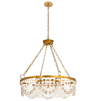 Meyda Tiffany Sardinia 8 Light 36" Wide Crystal Ring Chandelier