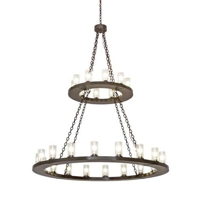 Meyda Tiffany Loxley 28 Light 60" Wide Ring Chandelier