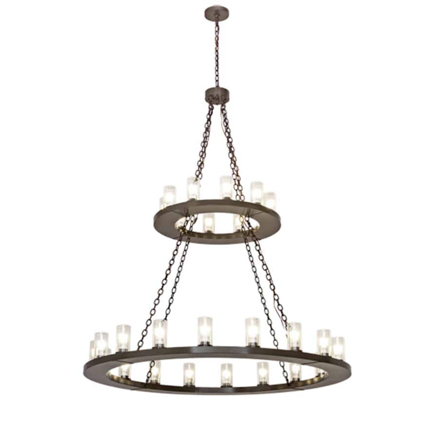 Meyda Tiffany Loxley 28 Light 60" Wide Ring Chandelier