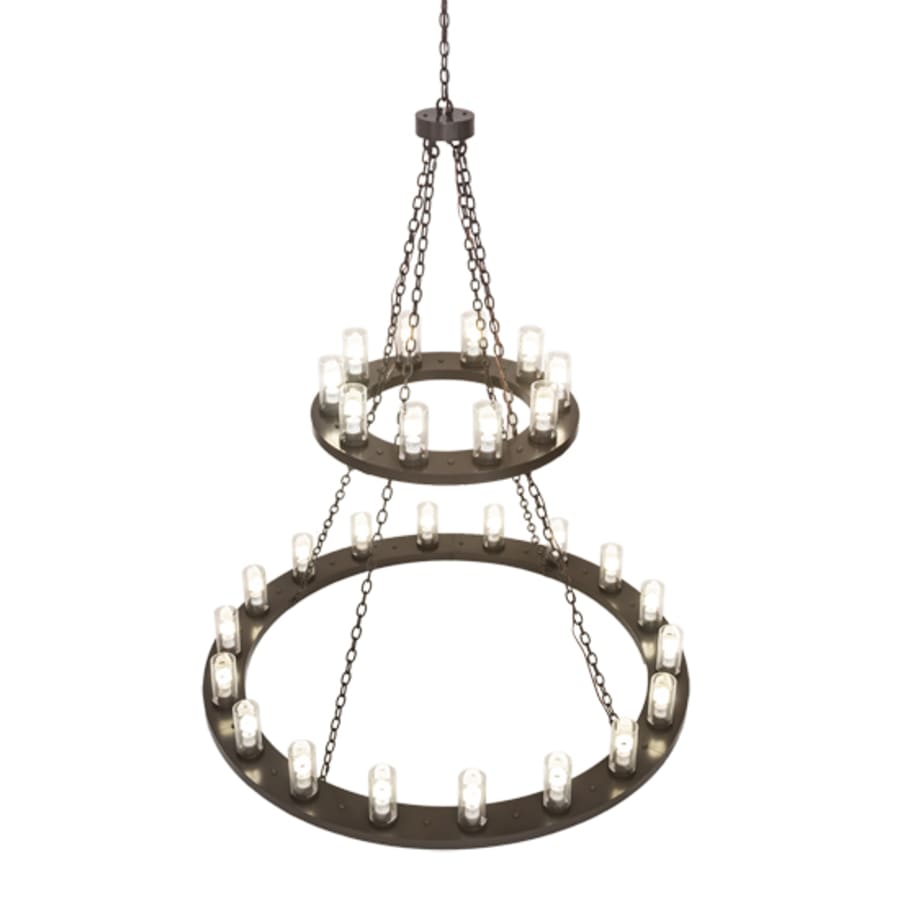 Meyda Tiffany Loxley 28 Light 60" Wide Ring Chandelier
