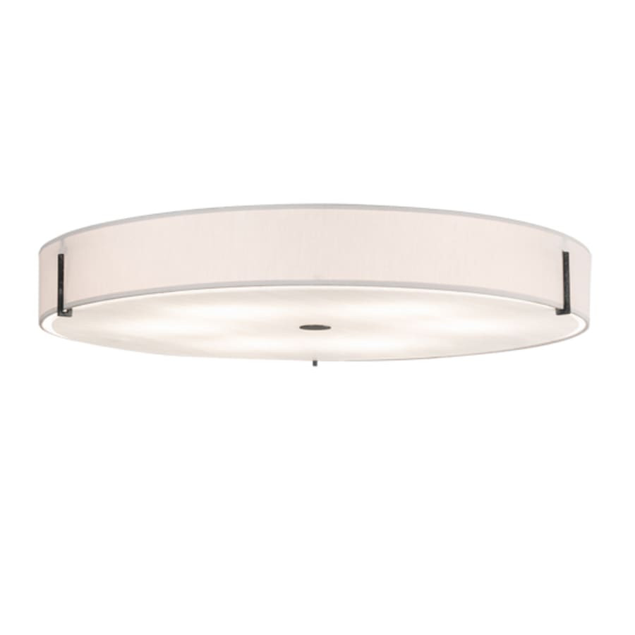 Meyda Tiffany Cilindro 6 Light 30" Wide Semi-Flush Drum Ceiling Fixture - Smoke Finish