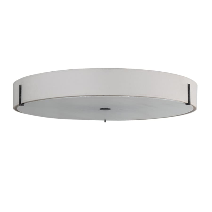Meyda Tiffany Cilindro 6 Light 30" Wide Semi-Flush Drum Ceiling Fixture - Smoke Finish