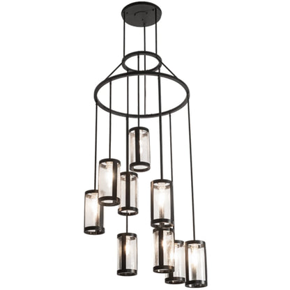 Meyda Tiffany Cartier 9 Light 35" Wide Ring Chandelier