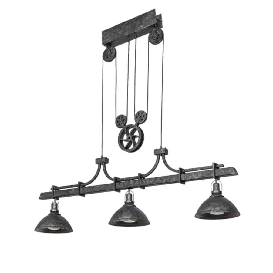 Meyda Tiffany 3 Light 67" Wide Linear Pendant