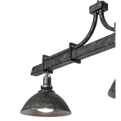 Meyda Tiffany 3 Light 67" Wide Linear Pendant