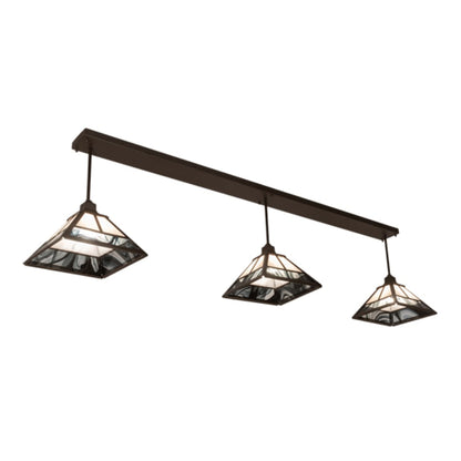 Meyda Tiffany 3 Light 84" Wide Linear Pendant