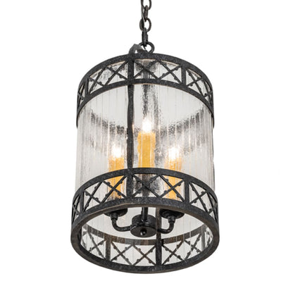 Meyda Tiffany 3 Light 12" Wide Taper Candle Pendant