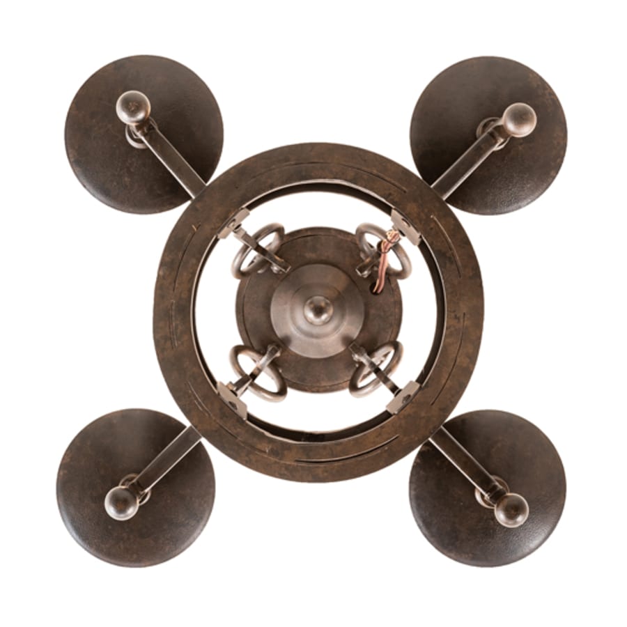 Meyda Tiffany Lorenzo 4 Light 18" Wide Semi-Flush Ceiling Fixture