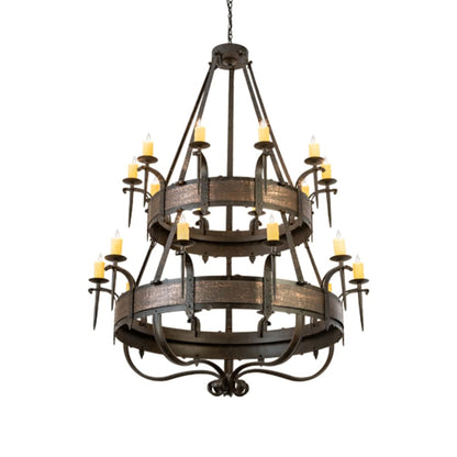 Meyda Tiffany Costello 20 Light 56" Wide Taper Candle Style Chandelier