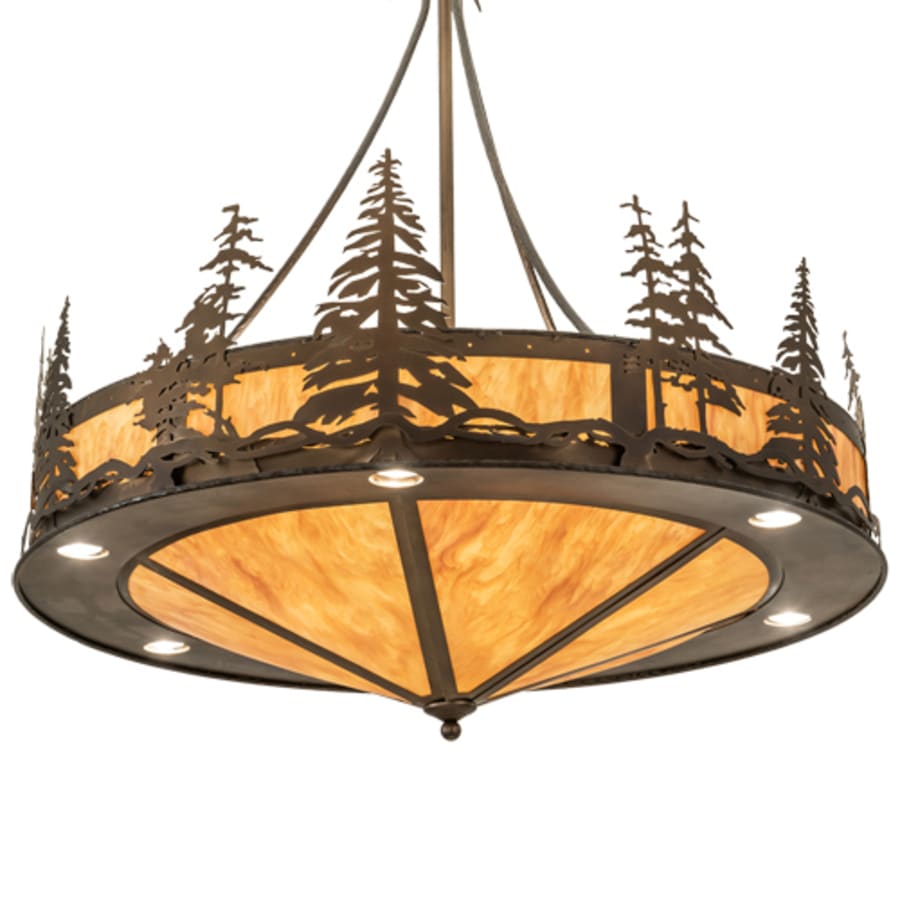 Meyda Tiffany 6 Light 41" Wide Abstract Pendant