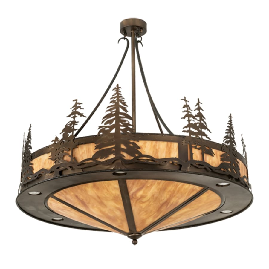 Meyda Tiffany 6 Light 41" Wide Abstract Pendant