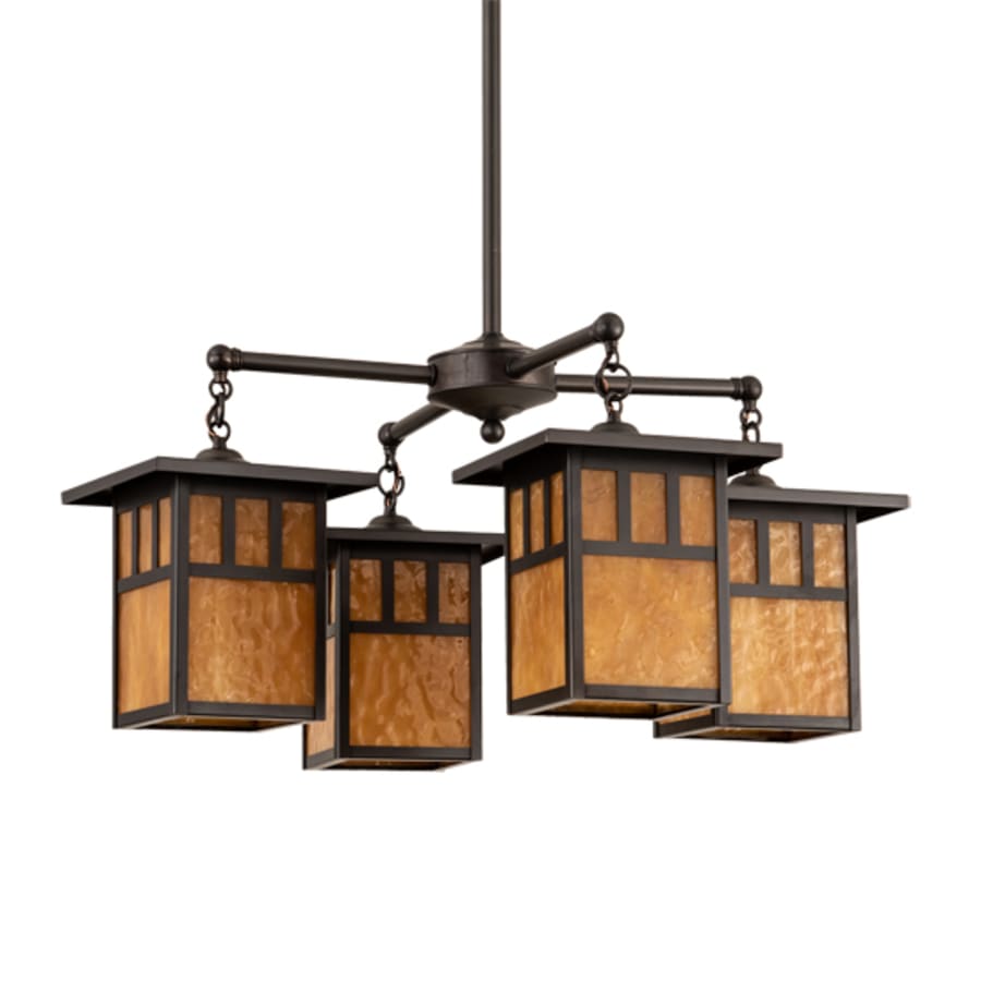 Meyda Tiffany Hyde Park 4 Light 31" Wide Chandelier