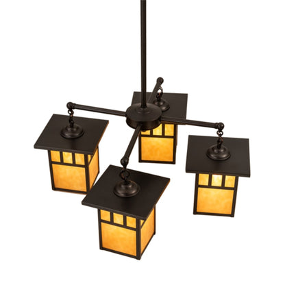 Meyda Tiffany Hyde Park 4 Light 31" Wide Chandelier