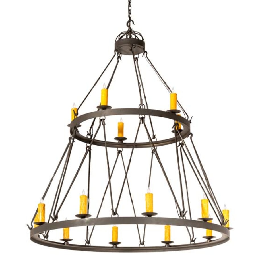 Meyda Tiffany Lakeshore 15 Light 62" Wide Taper Candle Style Chandelier