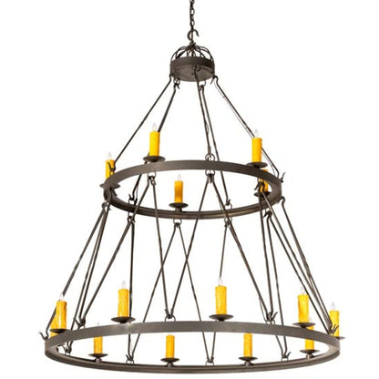 Meyda Tiffany Lakeshore 15 Light 62" Wide Taper Candle Style Chandelier