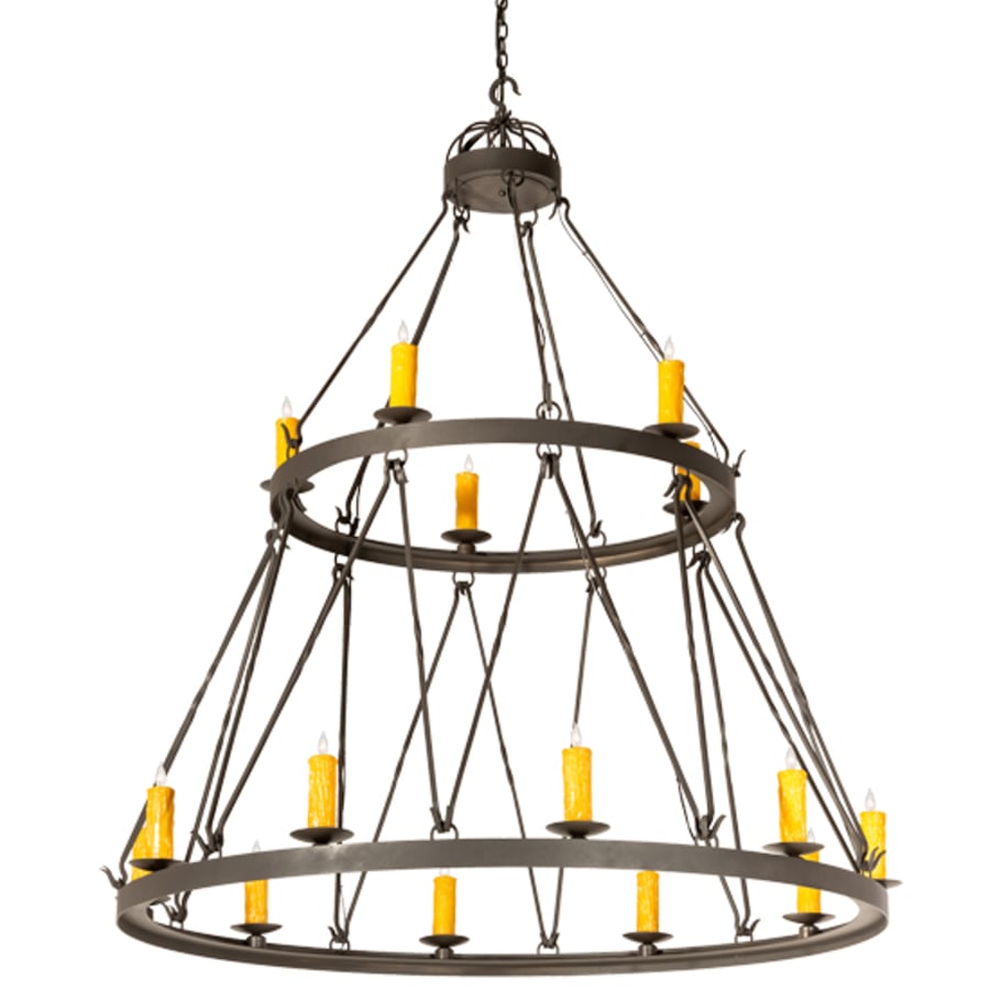 Meyda Tiffany Lakeshore 15 Light 62" Wide Taper Candle Style Chandelier