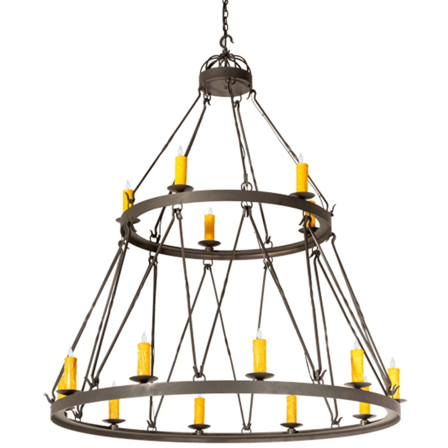 Meyda Tiffany Lakeshore 15 Light 62" Wide Taper Candle Style Chandelier