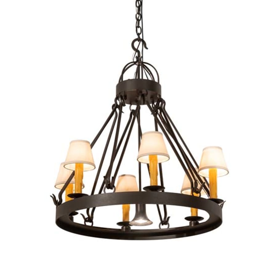 Meyda Tiffany Lakeshore 6 Light 30" Wide Ring Chandelier