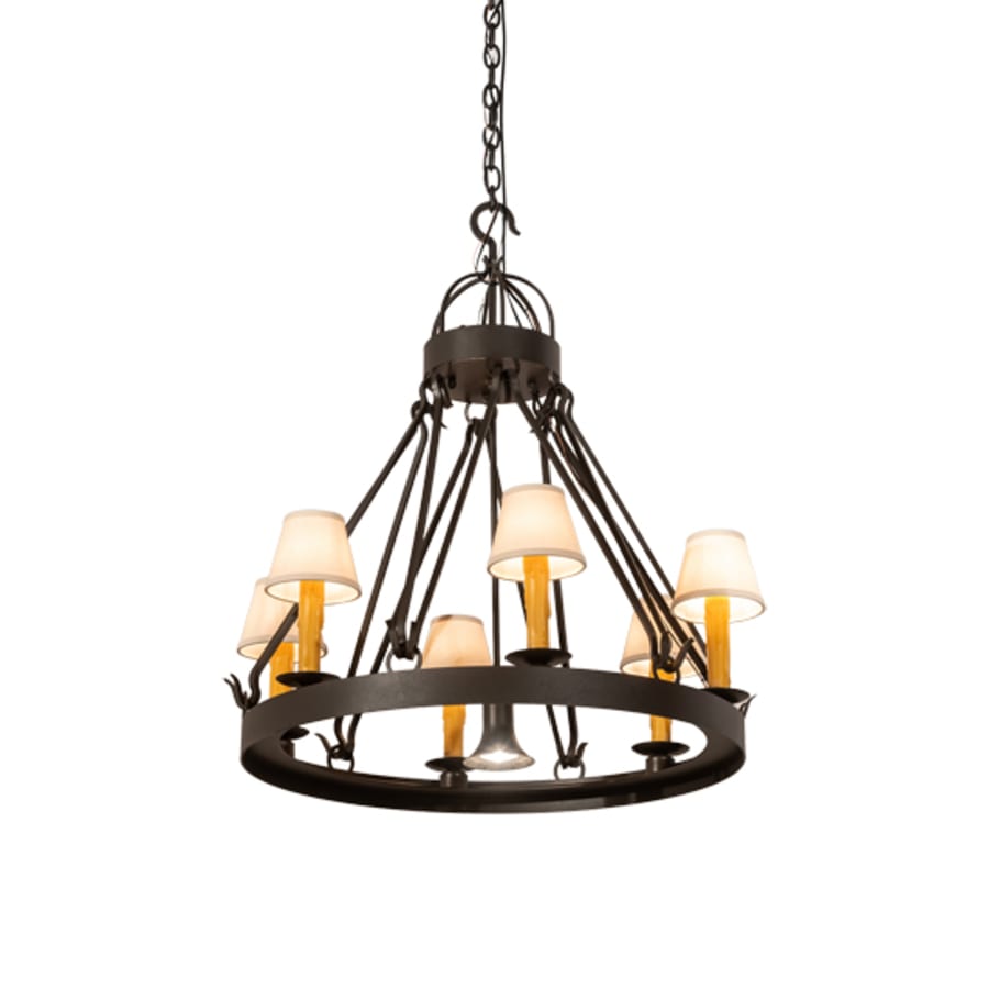 Meyda Tiffany Lakeshore 6 Light 30" Wide Ring Chandelier
