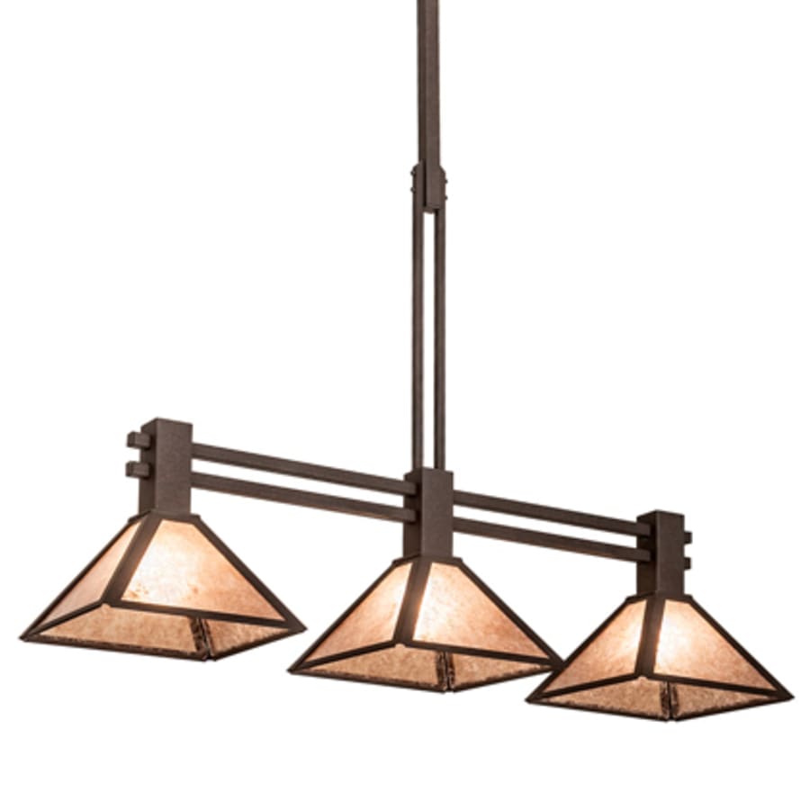 Meyda Tiffany 3 Light 45" Wide Linear Pendant