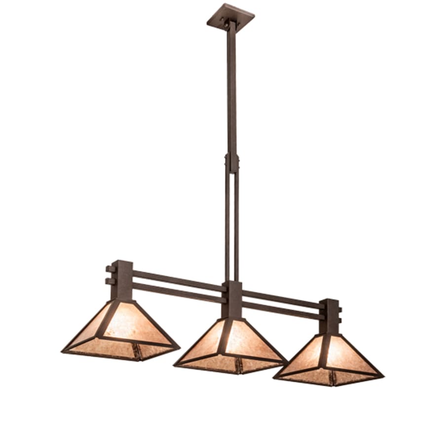 Meyda Tiffany 3 Light 45" Wide Linear Pendant