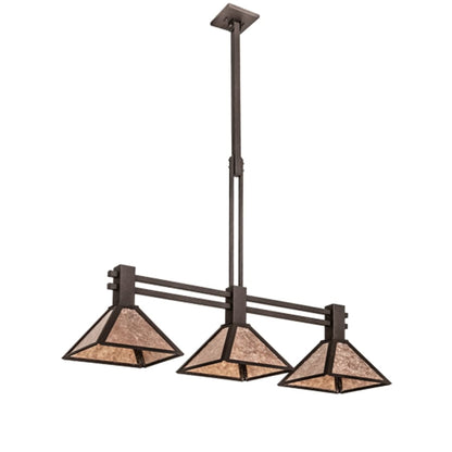 Meyda Tiffany 3 Light 45" Wide Linear Pendant