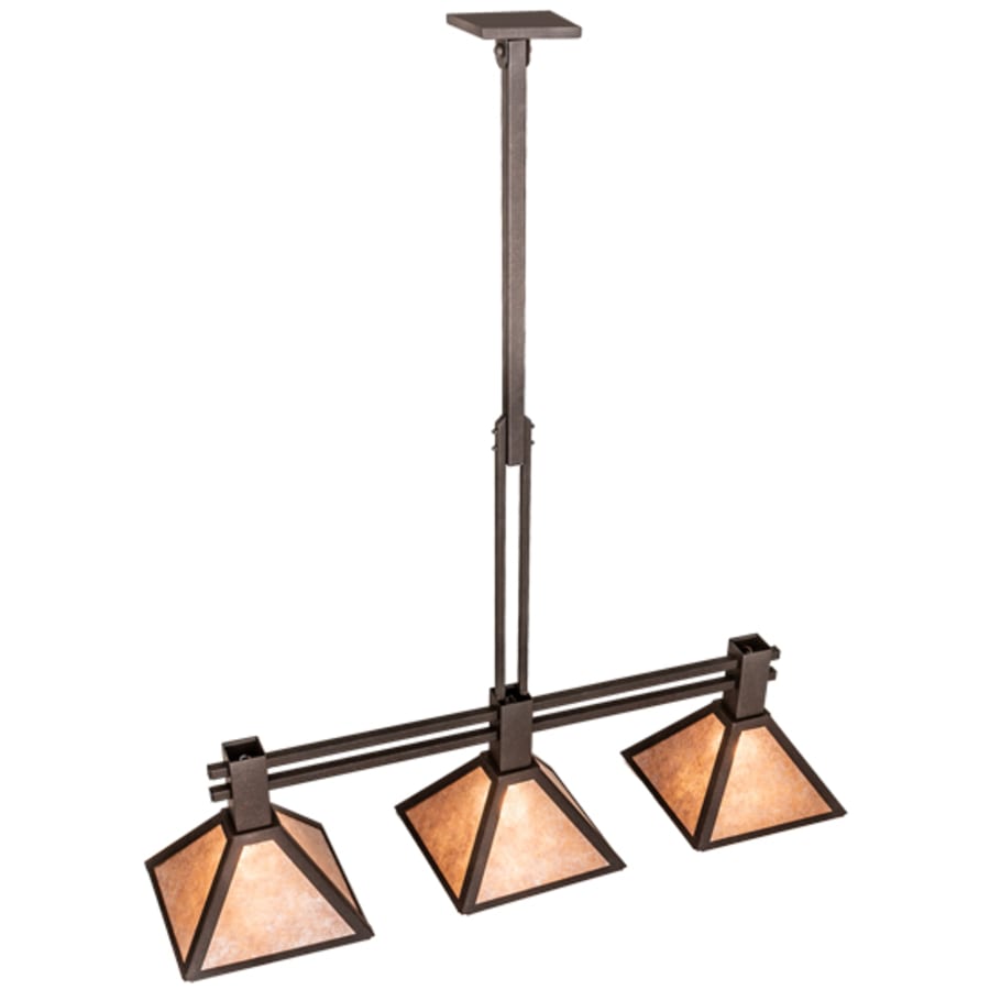 Meyda Tiffany 3 Light 45" Wide Linear Pendant