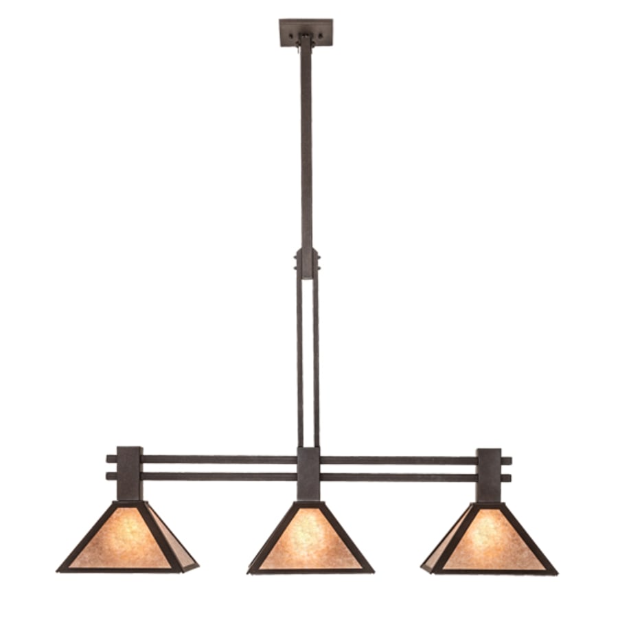 Meyda Tiffany 3 Light 45" Wide Linear Pendant