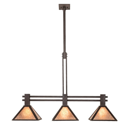 Meyda Tiffany 3 Light 45" Wide Linear Pendant