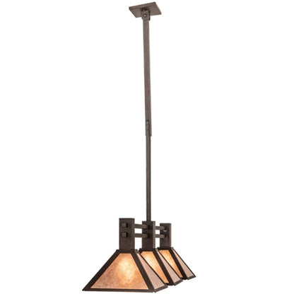Meyda Tiffany 3 Light 45" Wide Linear Pendant