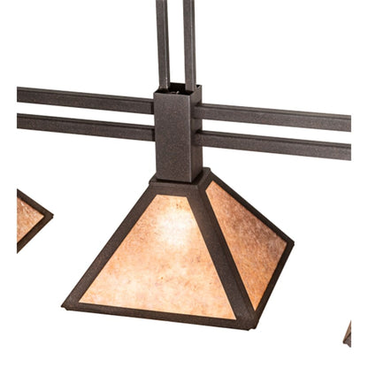 Meyda Tiffany 3 Light 45" Wide Linear Pendant