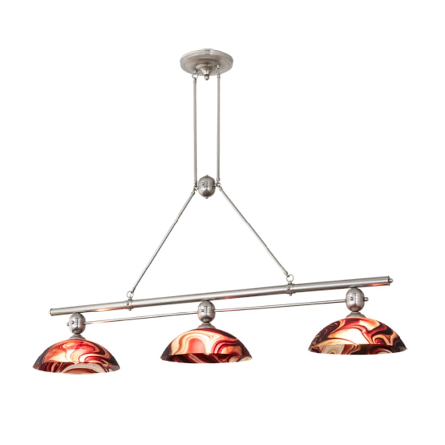 Meyda Tiffany 3 Light 70" Wide Linear Pendant