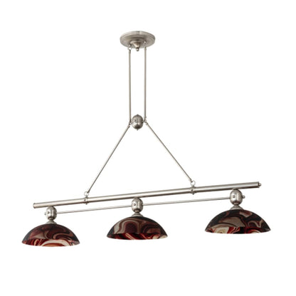 Meyda Tiffany 3 Light 70" Wide Linear Pendant