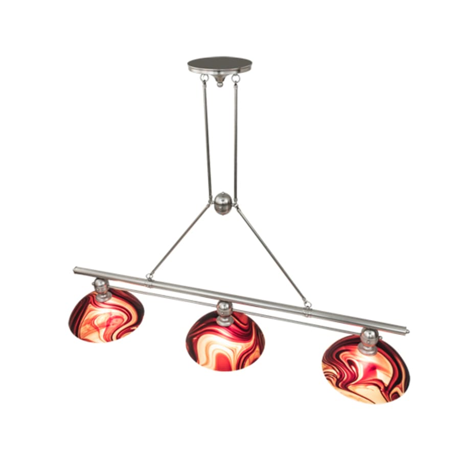 Meyda Tiffany 3 Light 70" Wide Linear Pendant