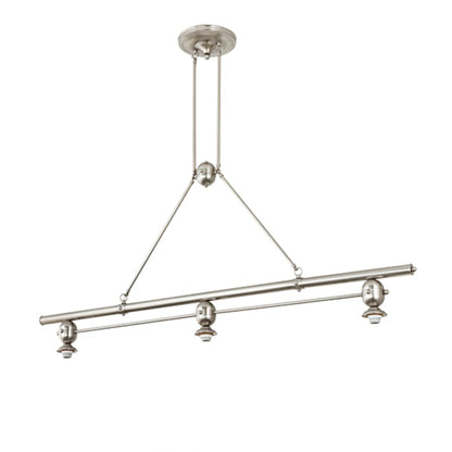 Meyda Tiffany 3 Light 70" Wide Linear Pendant