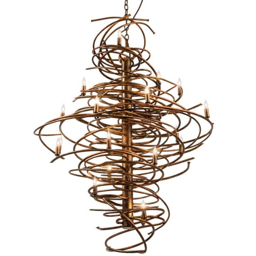 Meyda Tiffany Cyclone 20 Light 40" Wide Taper Candle Style Chandelier